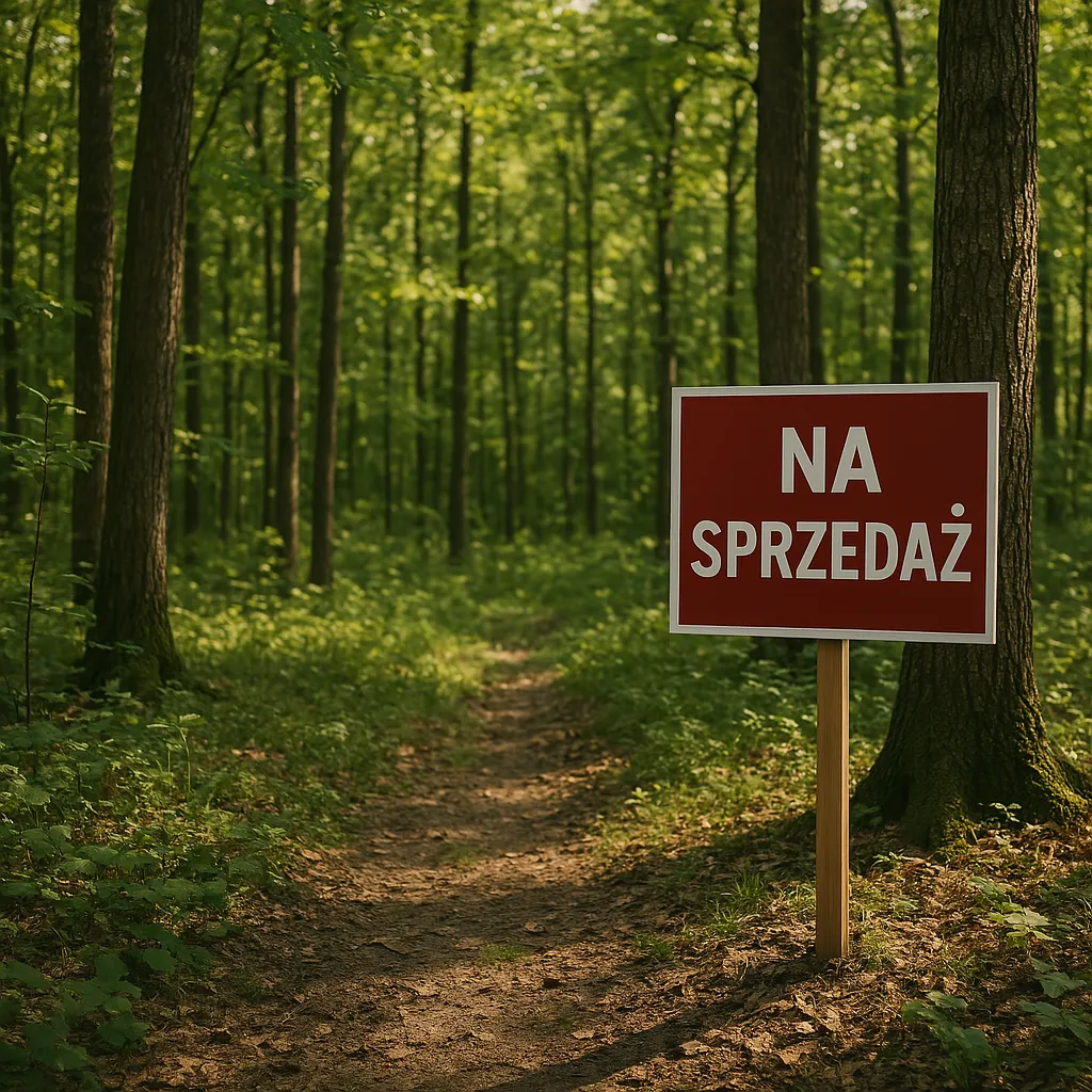 sprzedaż działki leśnej